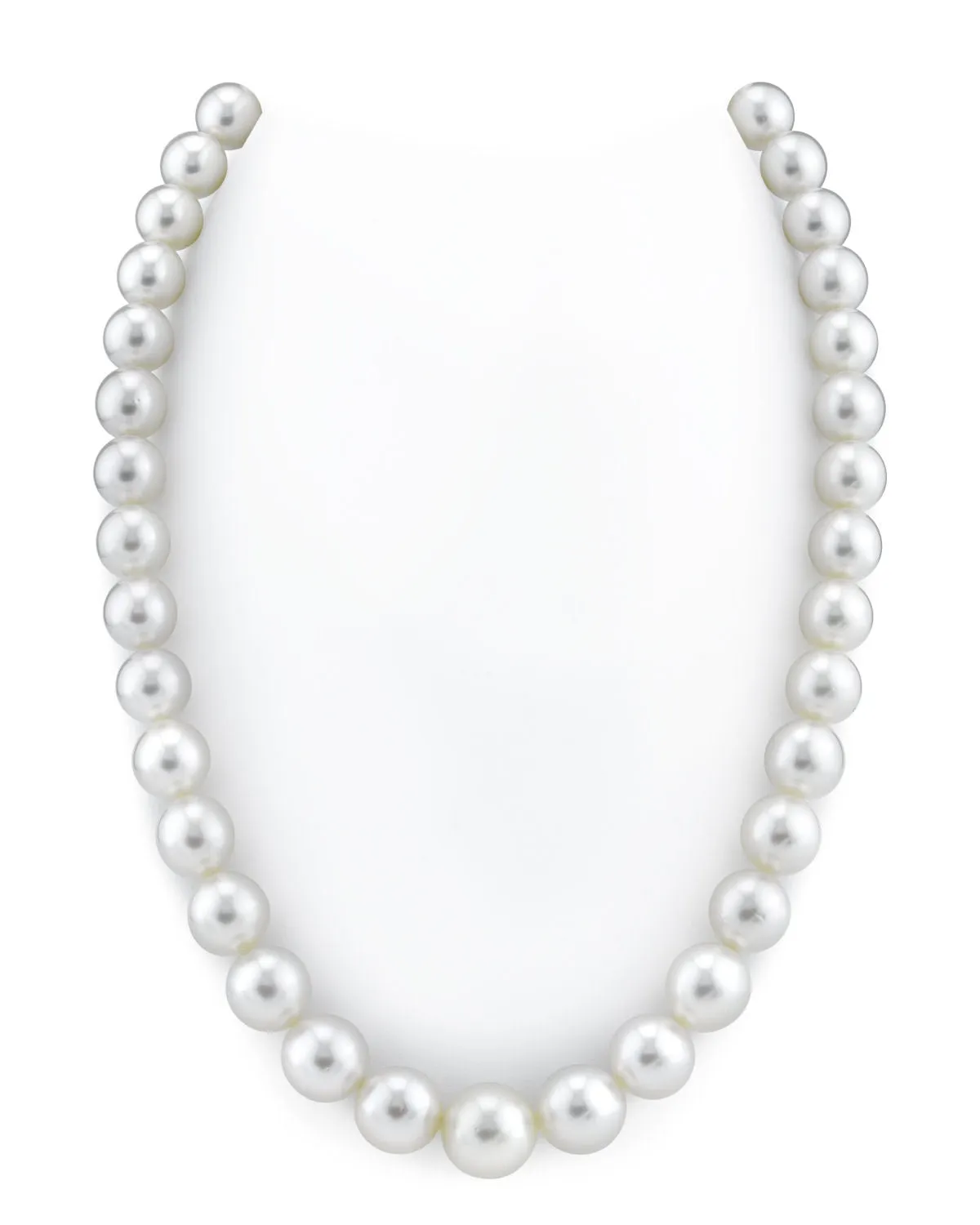 10-12mm White South Sea Pearl Necklace - AAAA Quality