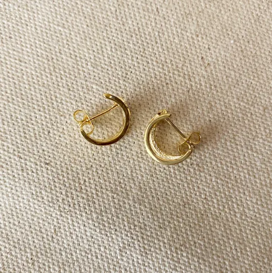 18k Gold Filled Dainty Blinking Star Stud