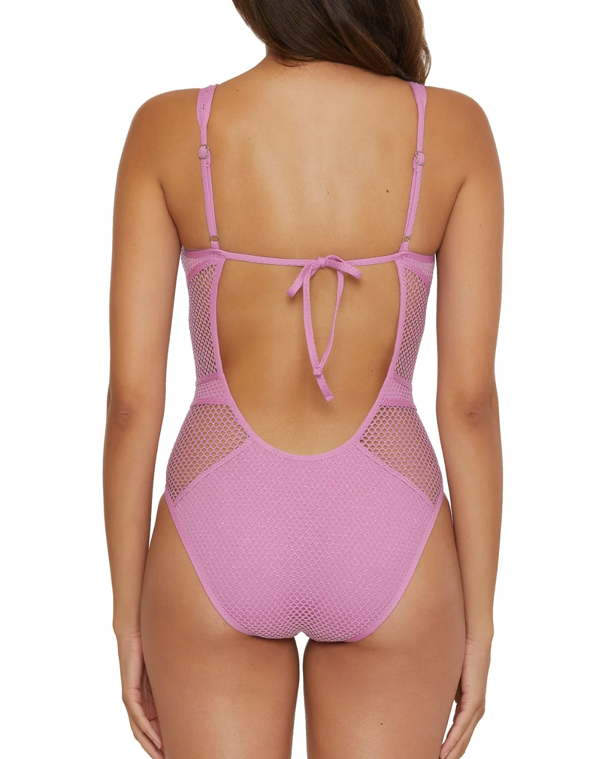 2024 Becca by Rebecca Virtue Network Show & Tell Plunge One Piece Swimsuit - 721047