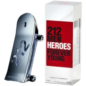 212 Men Heroes Forever Young EDT 90ml - Carolina Herrera