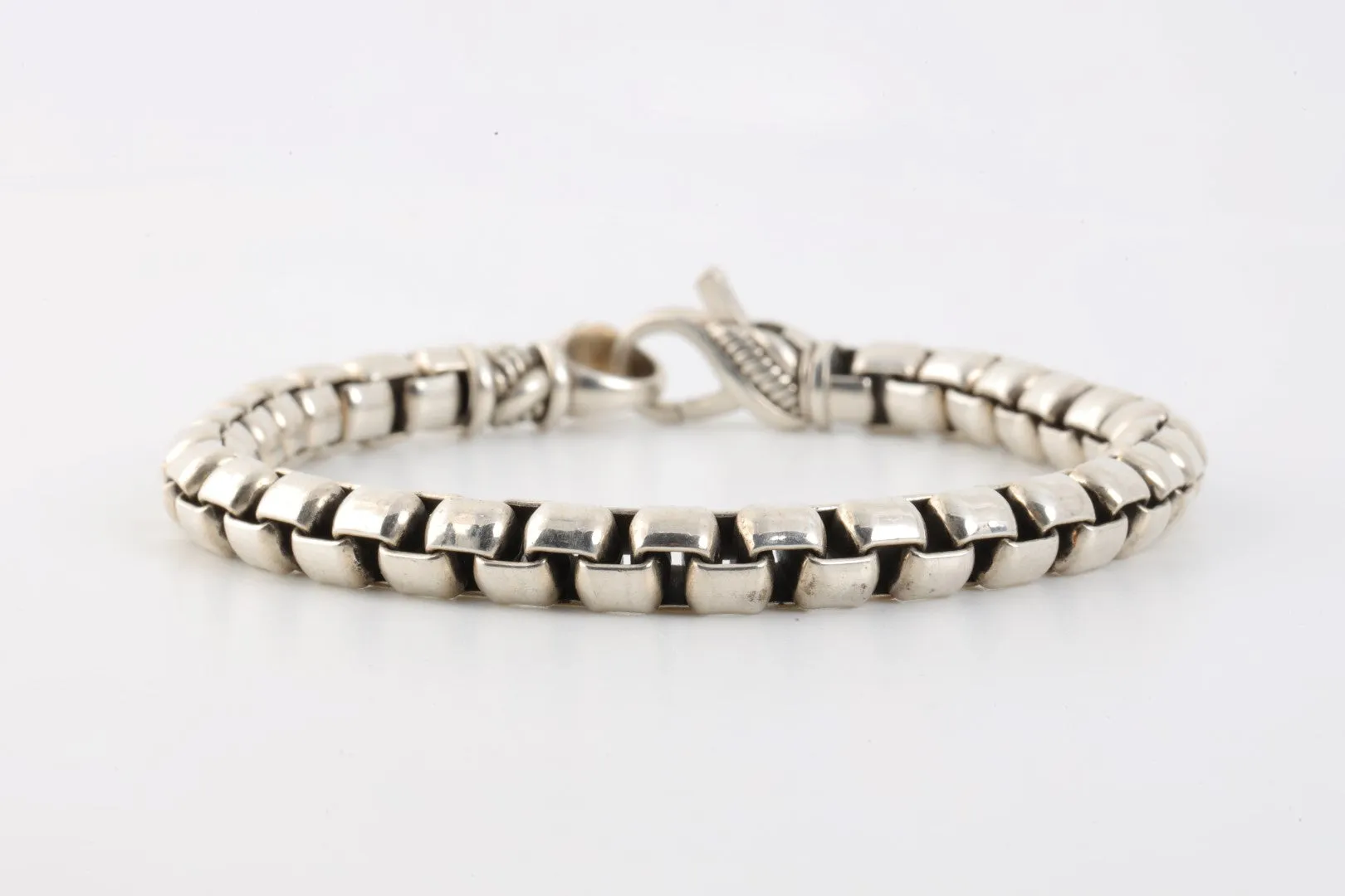 8'' John Hardy 925 Silver Jai Box Bracelet (50.24g.)