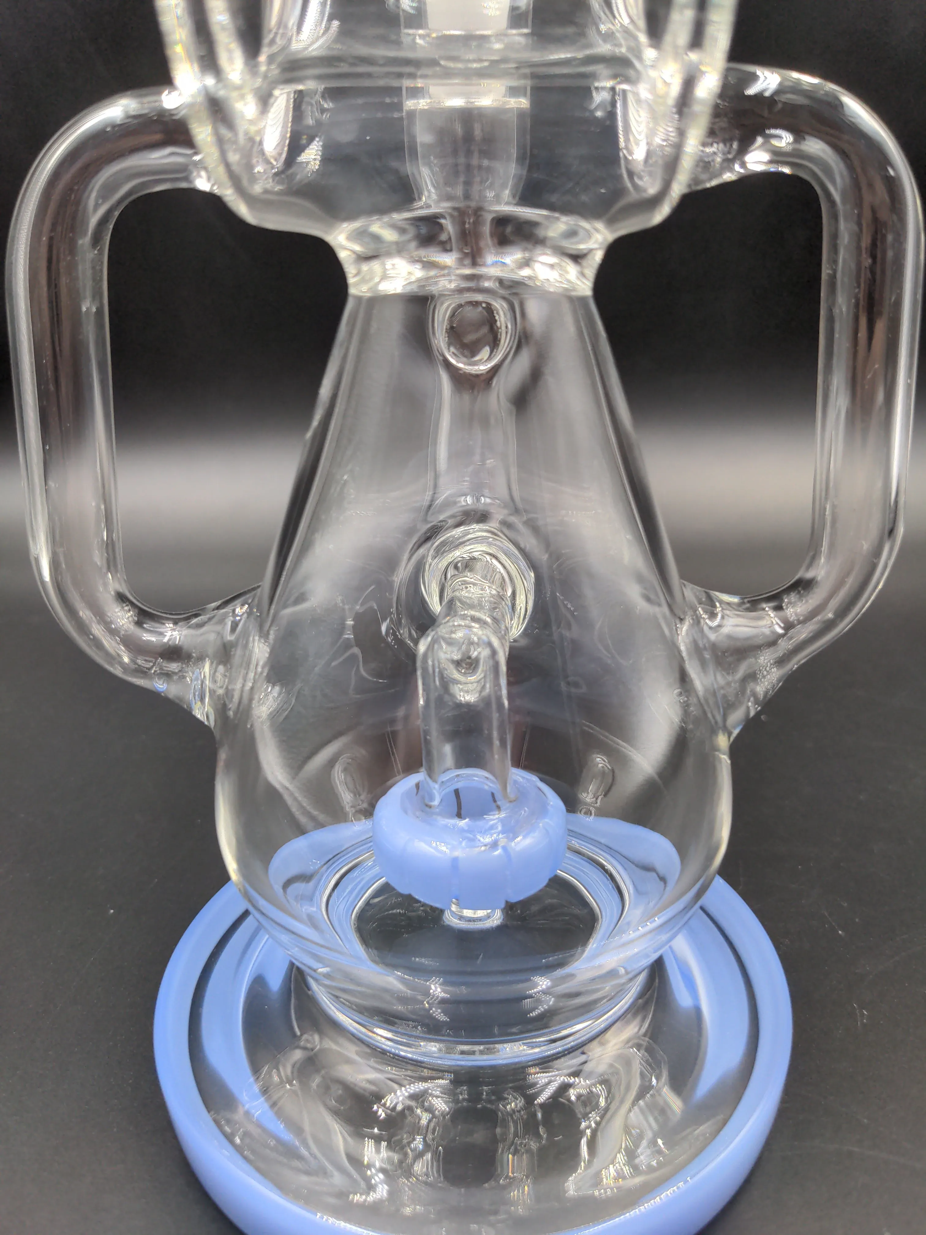 9.5 Infyniti Barrel Recycler W/ Showerhead Diffuser Bong