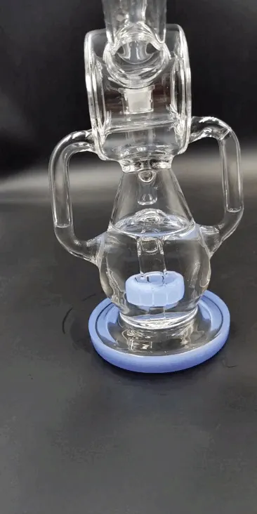 9.5 Infyniti Barrel Recycler W/ Showerhead Diffuser Bong