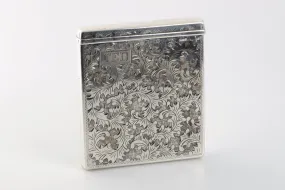 950 Silver Monogrammed Cigarette Case (162.20g)