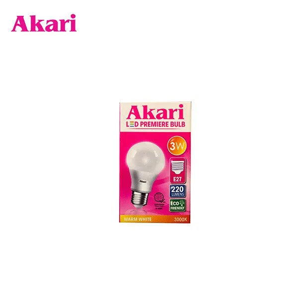 Akari LED Premiere Bulb 3 Watts  - Warm White (APLED3-3WW)