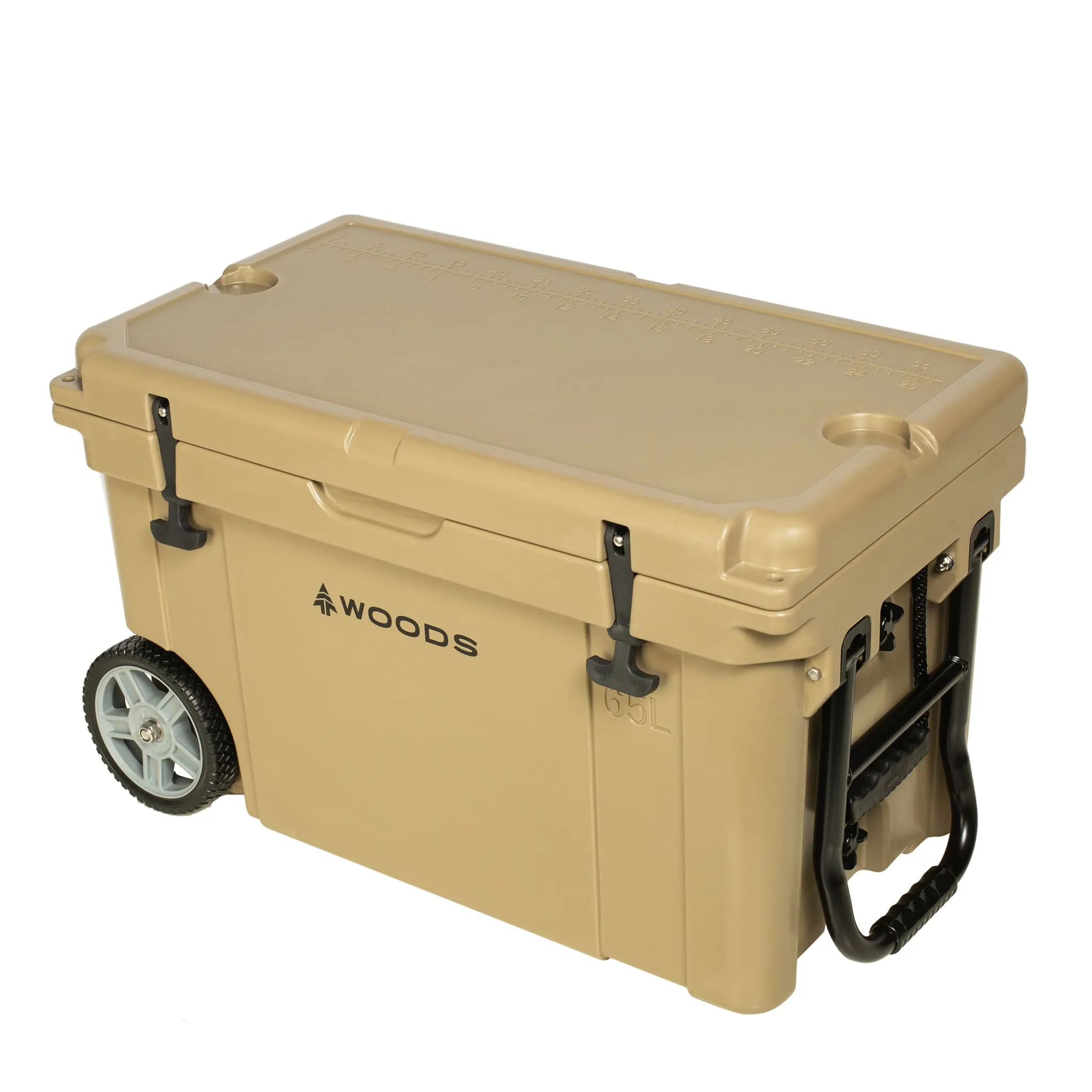 ARCTIC WHEELED Roto-Moulded Cooler, 65-L