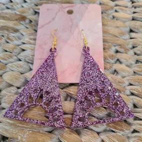 Bling Resin Handcrafted Earrings