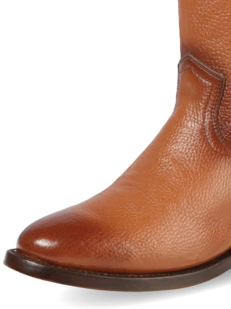 Botas Vaqueras Roper Clasicas de Piel Genuina para Hombre 'Montero' - ID: 51433