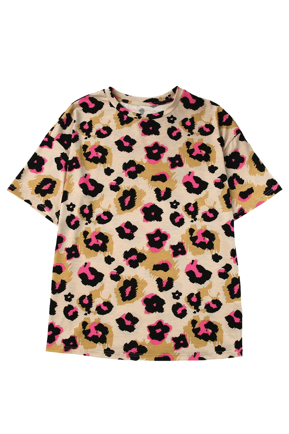 Boyfriend Leopard Loose T Shirt