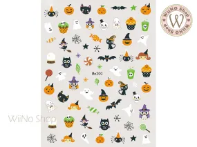 Cute Halloween Adhesive Nail Art Sticker - 1 pc (Me200)