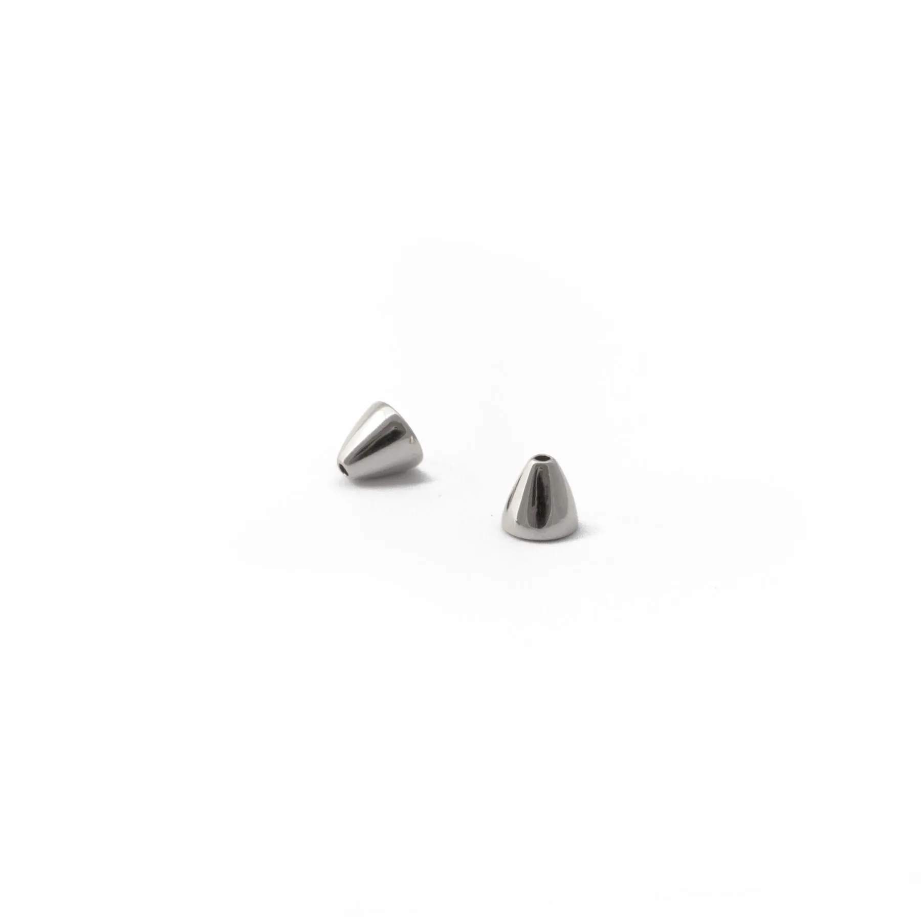 Ellie Woven Stud Earrings in Silver