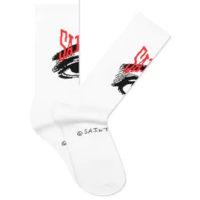 Eye Socks - White