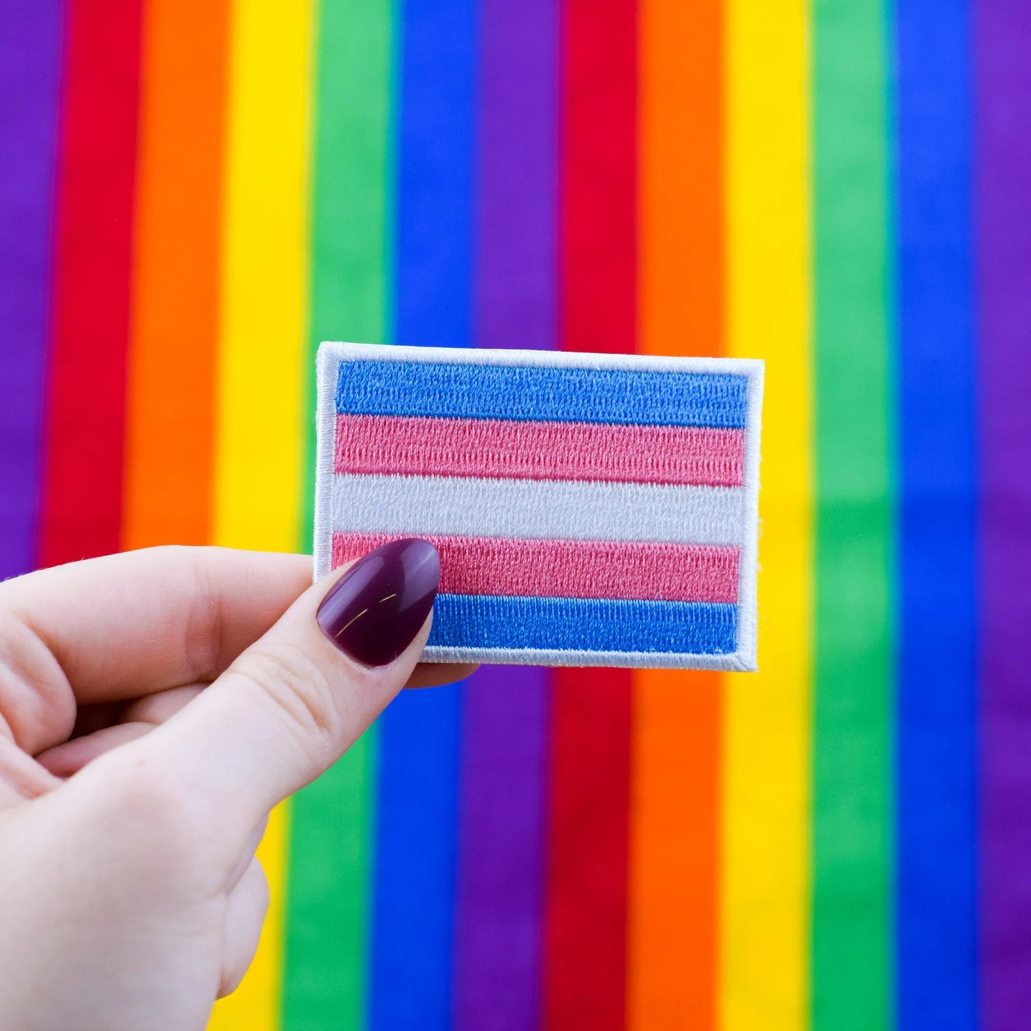 FLAG TRANSGENDER MultiMoodz Velcro Patch