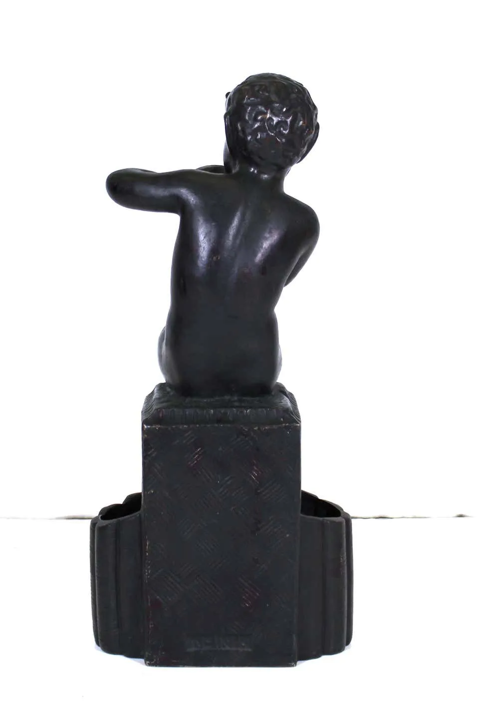 German Art Deco Bronze Pan Sculpture