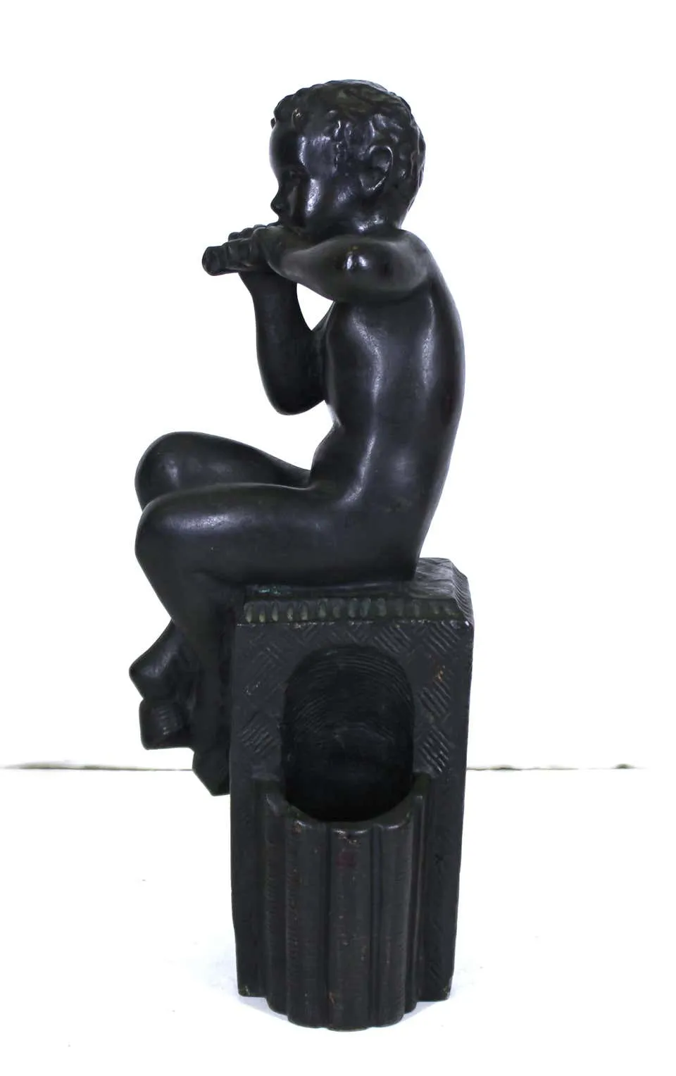 German Art Deco Bronze Pan Sculpture