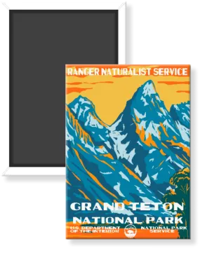 Grand Teton National Park WPA Magnet