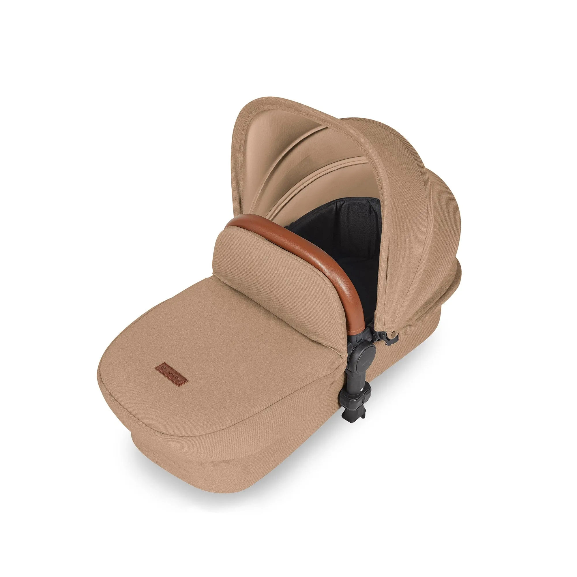 Ickle Bubba Stomp Luxe All-in-One I-Size Travel System With Isofix Base - Silver / Desert / Tan