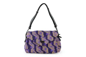 Jacquard Medium Knit Signaux Shoulder Bag