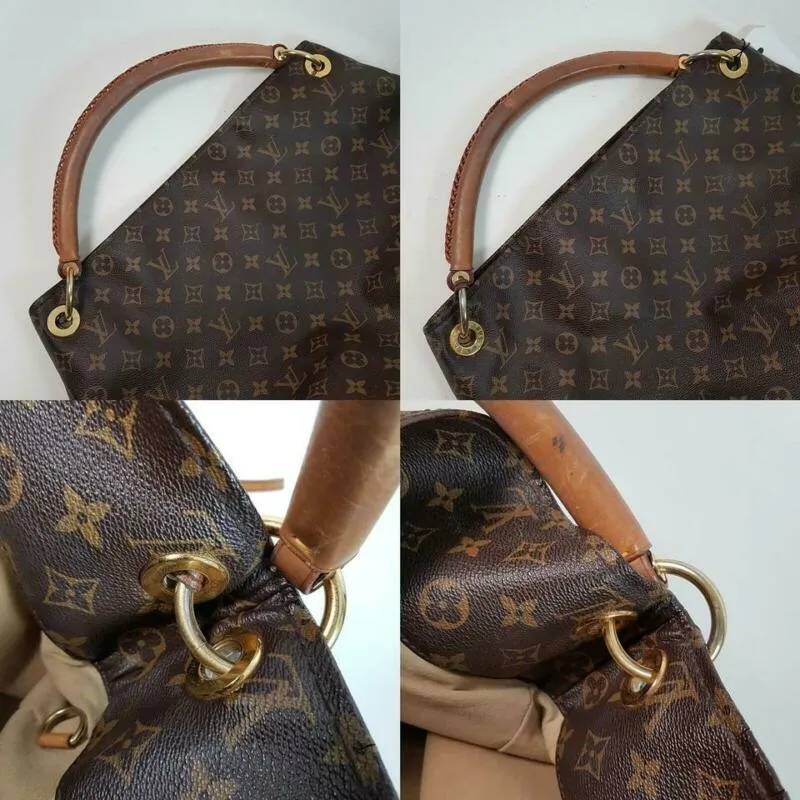 Louis Vuitton Artsy Mm Brown Monogram Canvas Hobo Bag