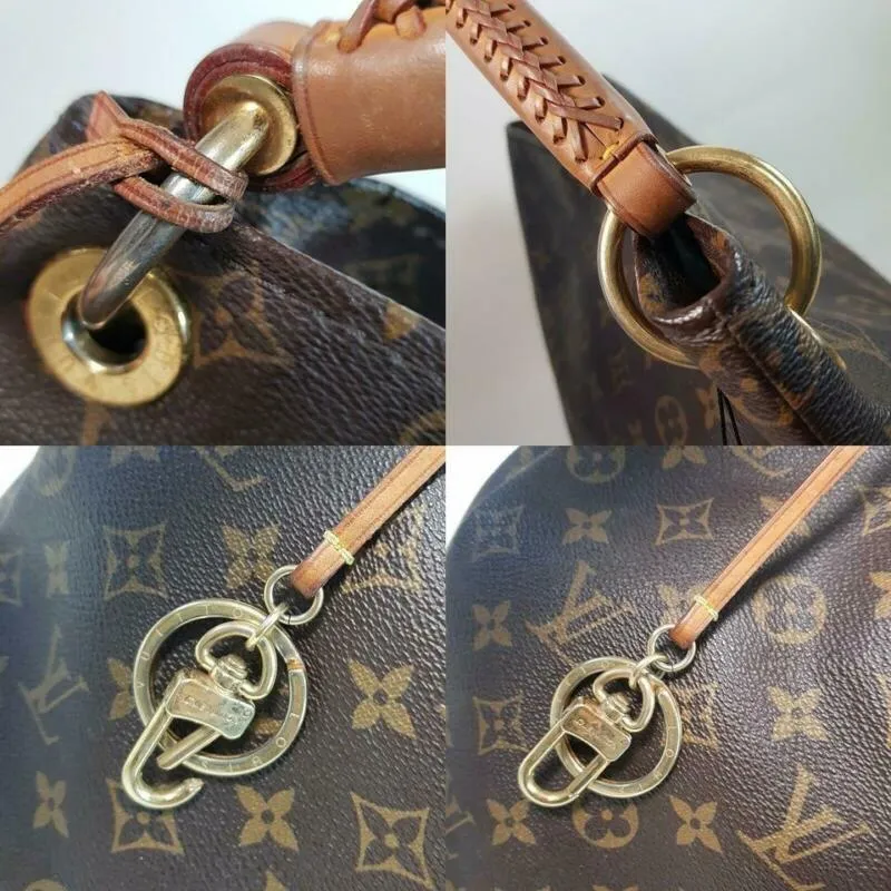 Louis Vuitton Artsy Mm Brown Monogram Canvas Hobo Bag