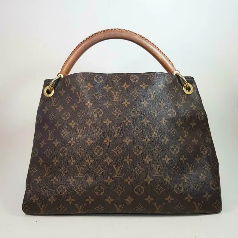 Louis Vuitton Artsy Mm Brown Monogram Canvas Hobo Bag