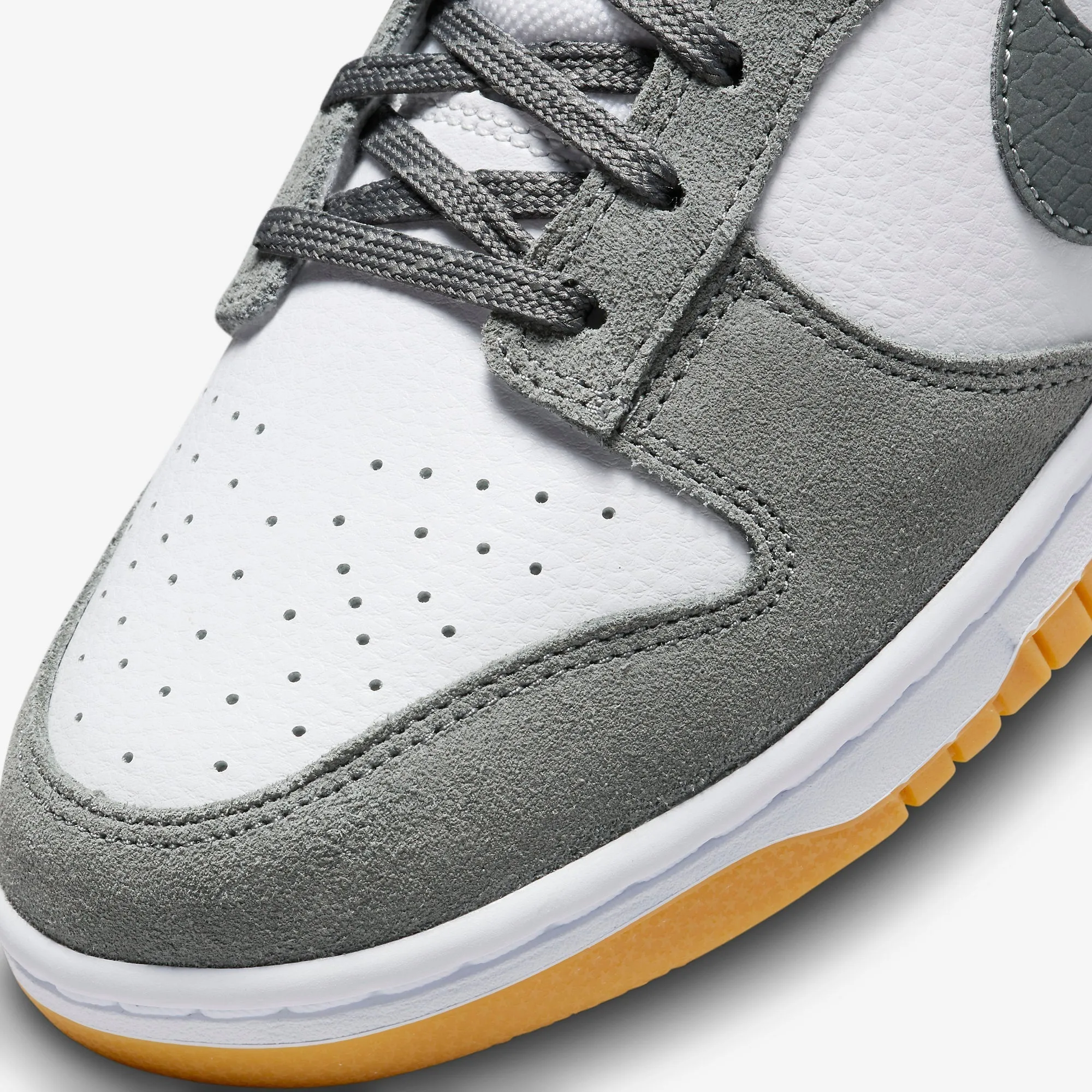 (Men's) Nike Dunk Low 'Grey Gum / 3M Reflective Swoosh' (2023) FV0389-100