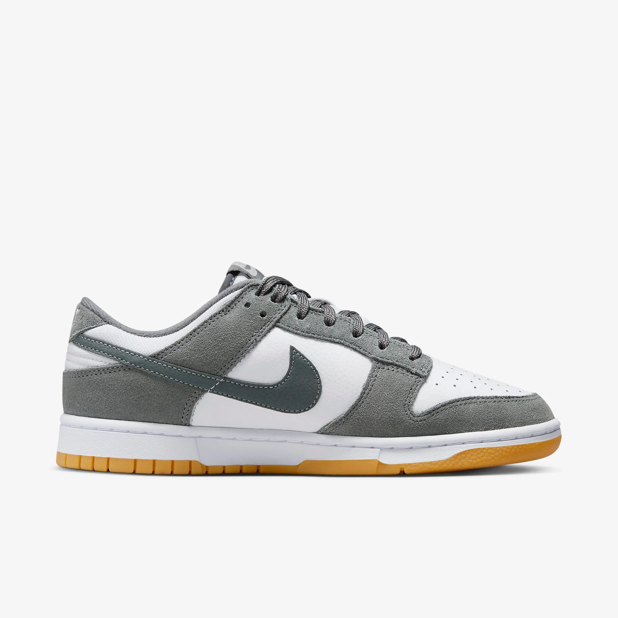 (Men's) Nike Dunk Low 'Grey Gum / 3M Reflective Swoosh' (2023) FV0389-100