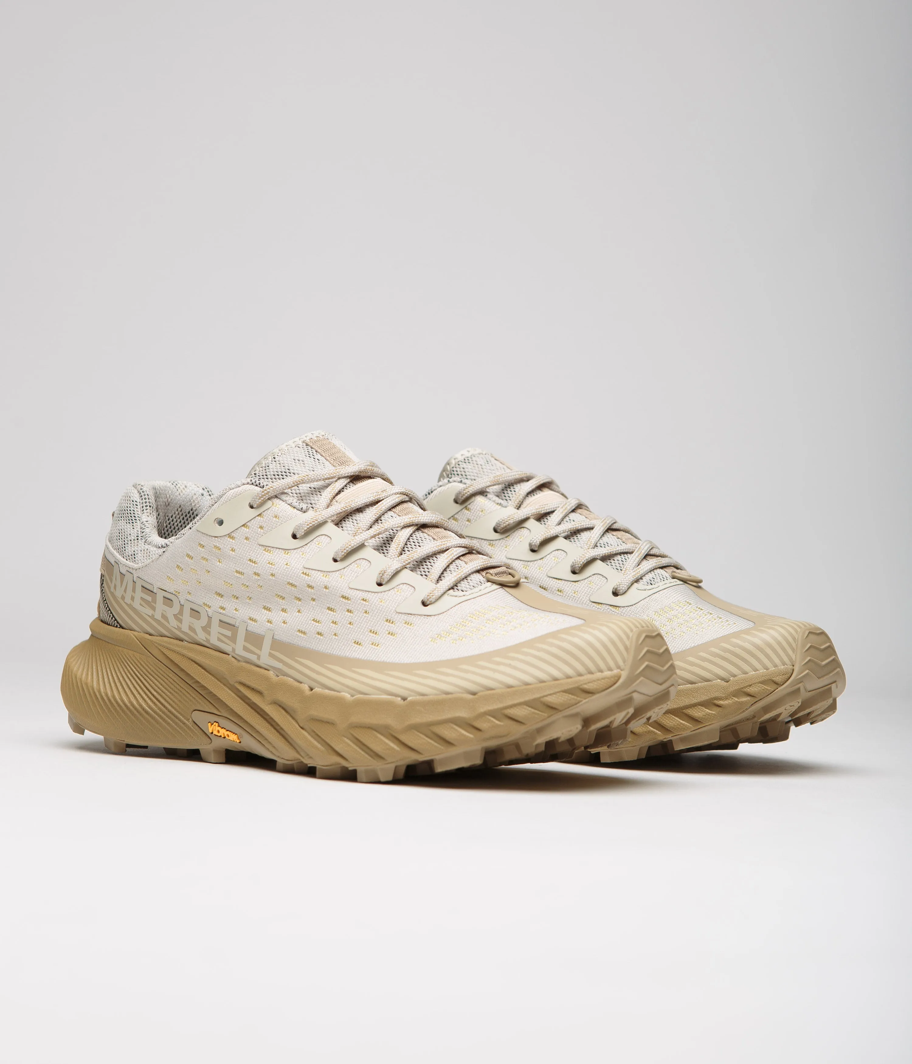 Merrell Agility Peak 5 Shoes - Oyster / Coyote