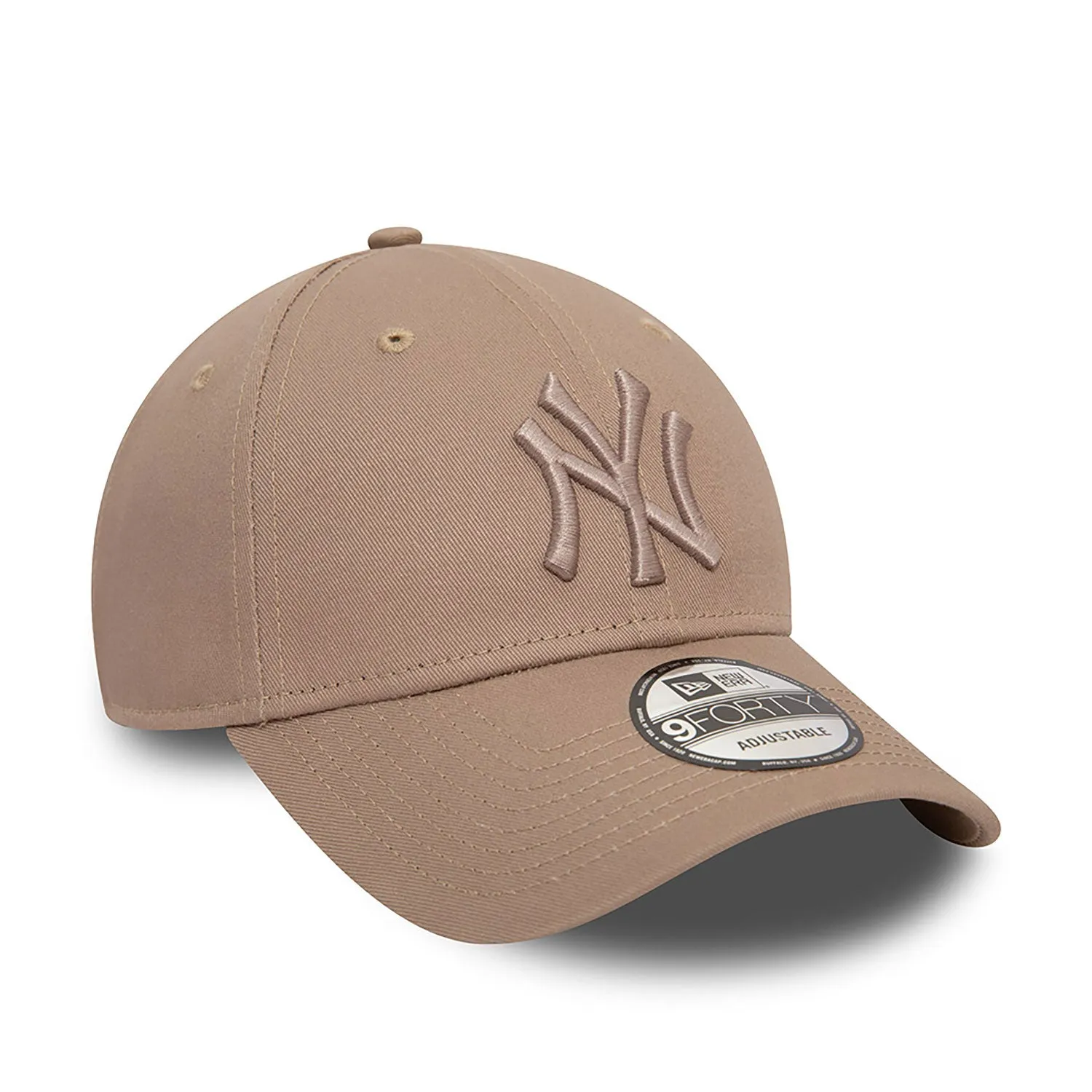 NEW ERA New York Yankees League Essential Pastel Brown 9FORTY Adjustable Cap