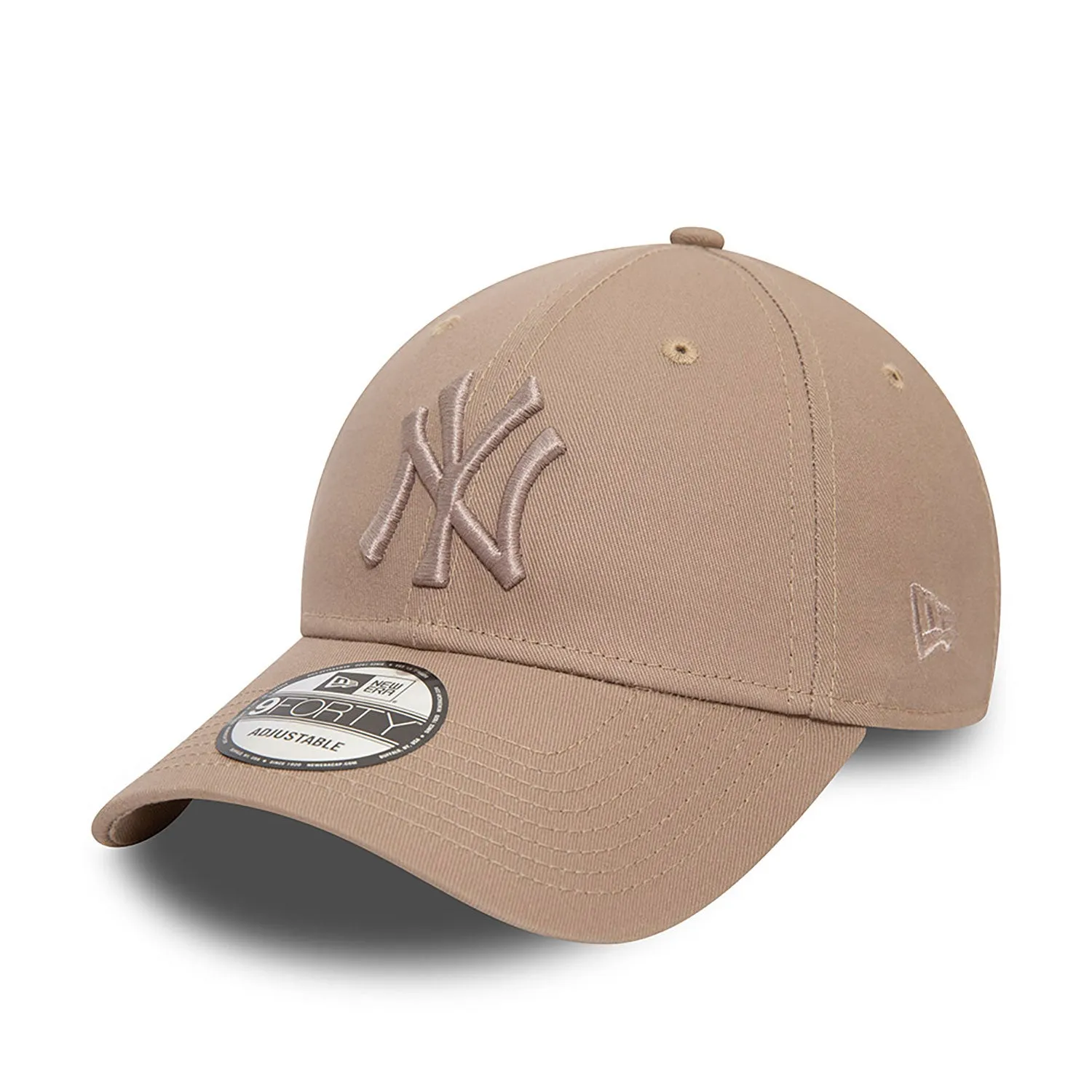 NEW ERA New York Yankees League Essential Pastel Brown 9FORTY Adjustable Cap