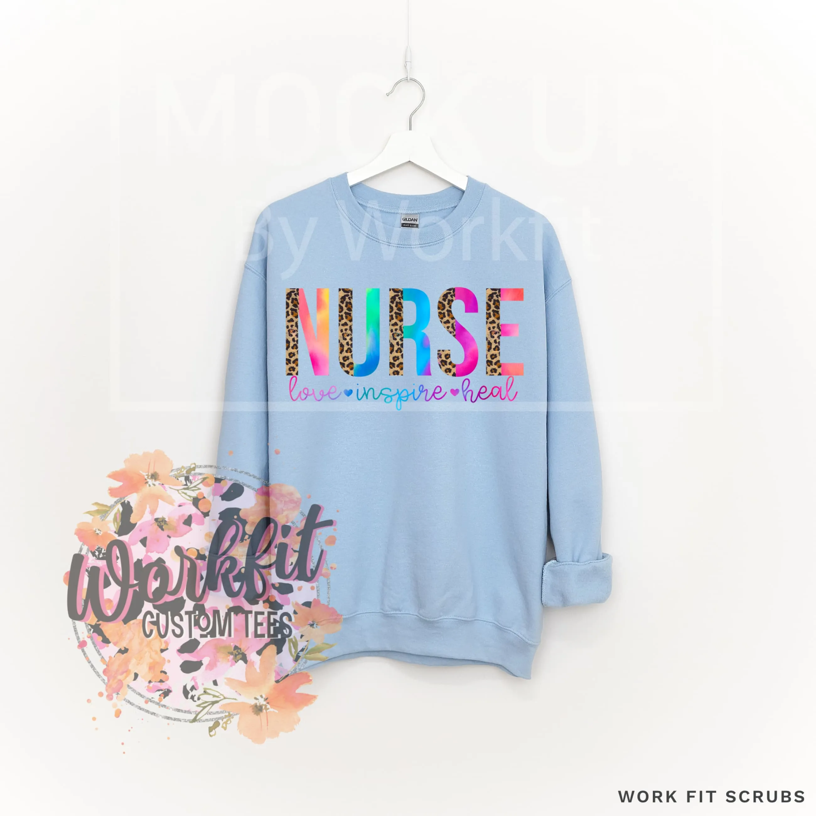 Nurse - Leopard Crewneck