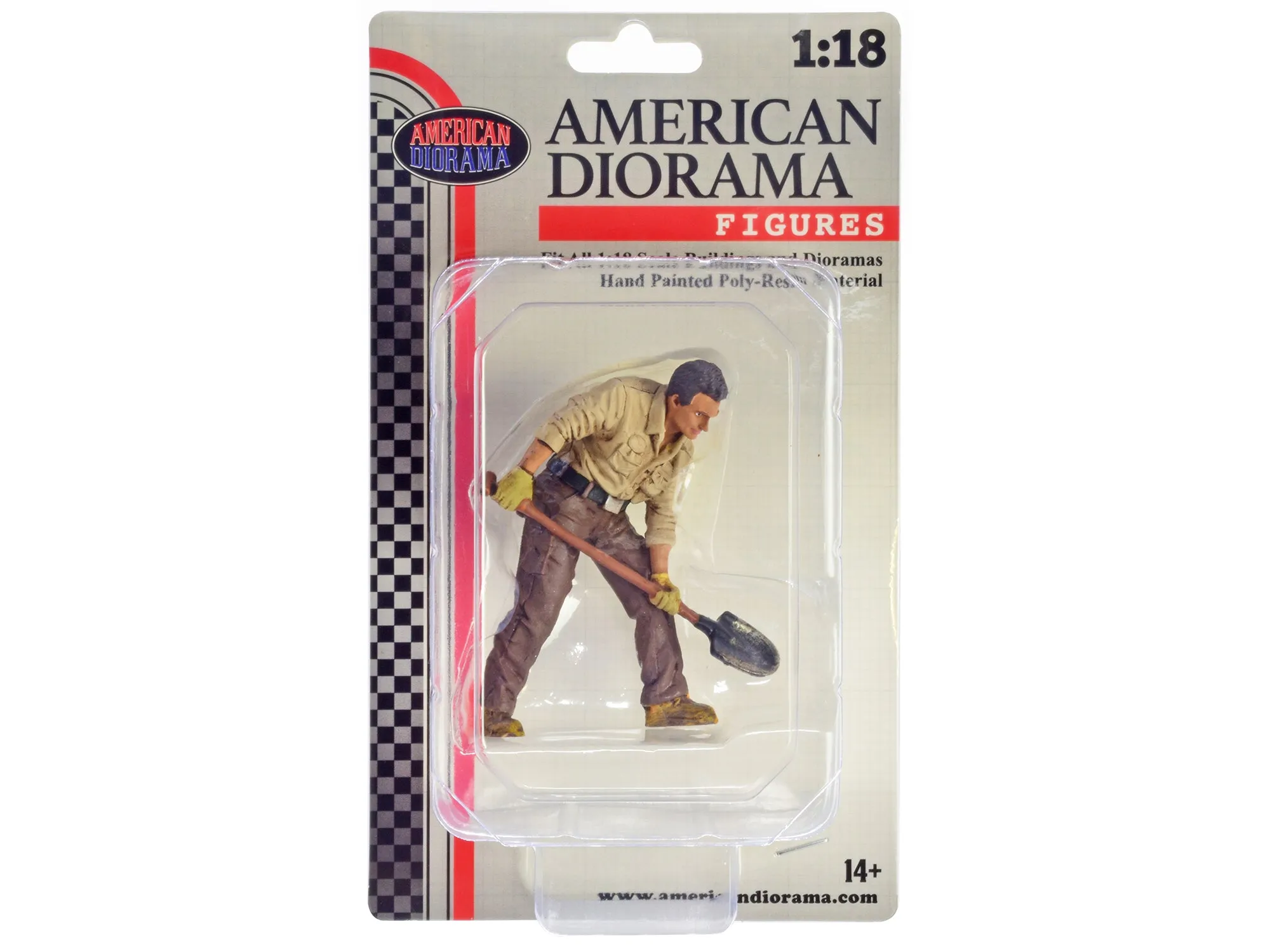 "4X4 Mechanic" Figure 4 for 1/18 Scale Models by American Diorama