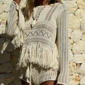 Splendour Fringed Jumper