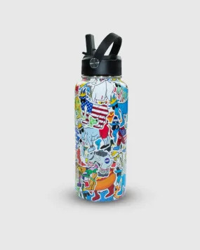 Sticker Wrap Water Bottle