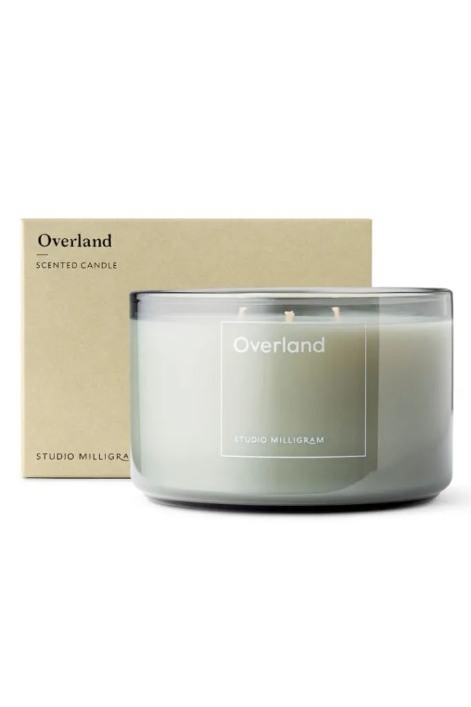 Studio Milligram - Scented 3-wick Candle - Overland - 600g